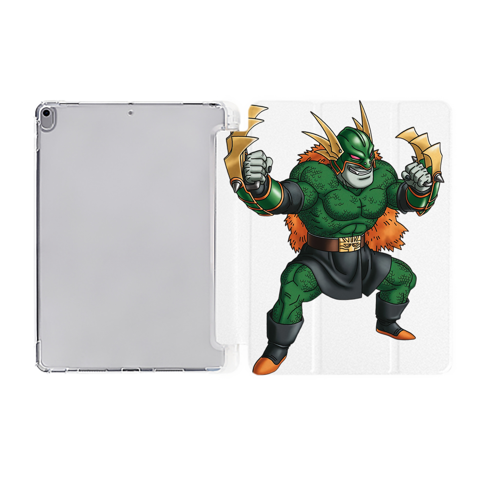 （画像用） ドラゴンクエスト Doragon Kuesuto Dragon Quest IPad ケース ペン収納付き 三つ折りスタンド PUレザー×シリコン 対応機種9.5/10.5/10.9インチ